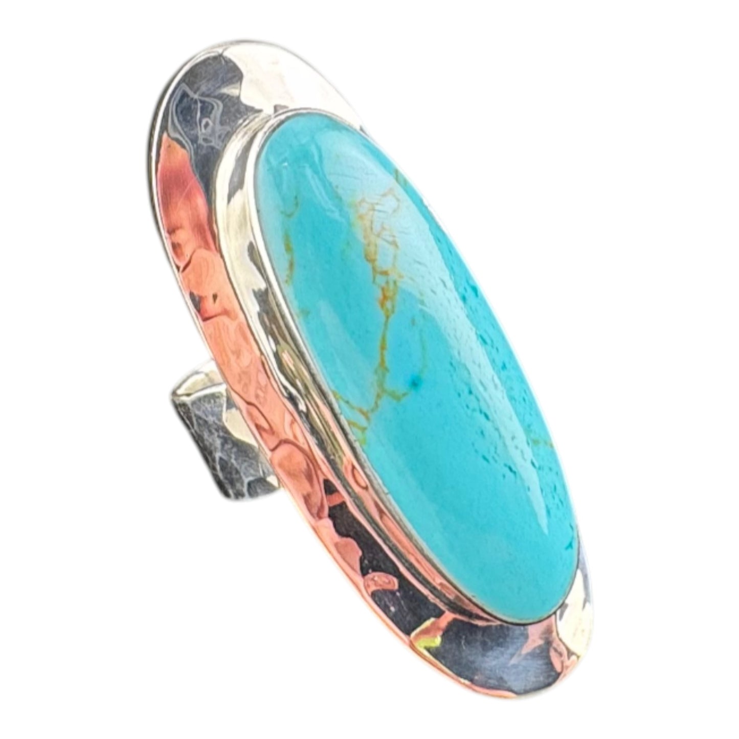 Elongated Turquoise Ring