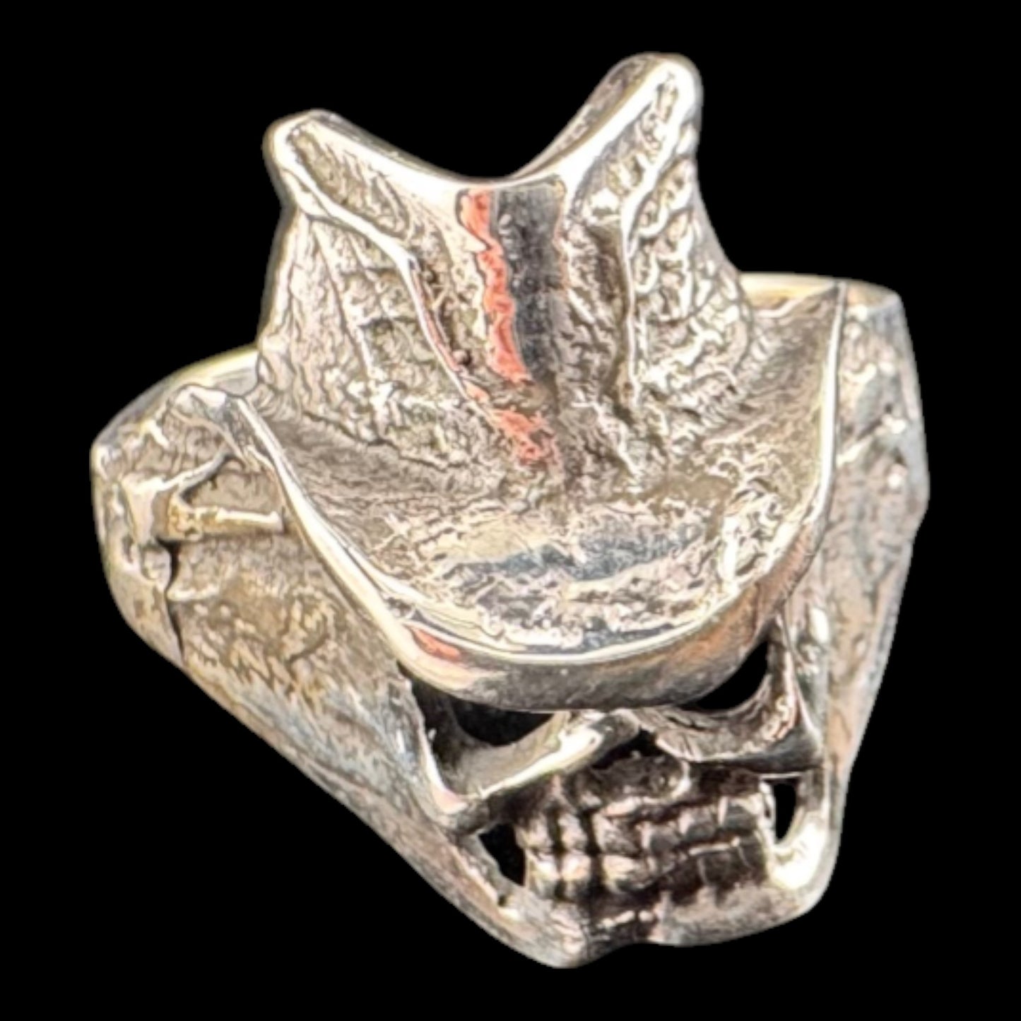 Skull w/Cowboy Hat Ring