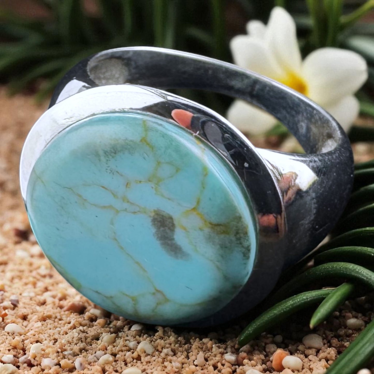 Turquoise Bezel Ring
