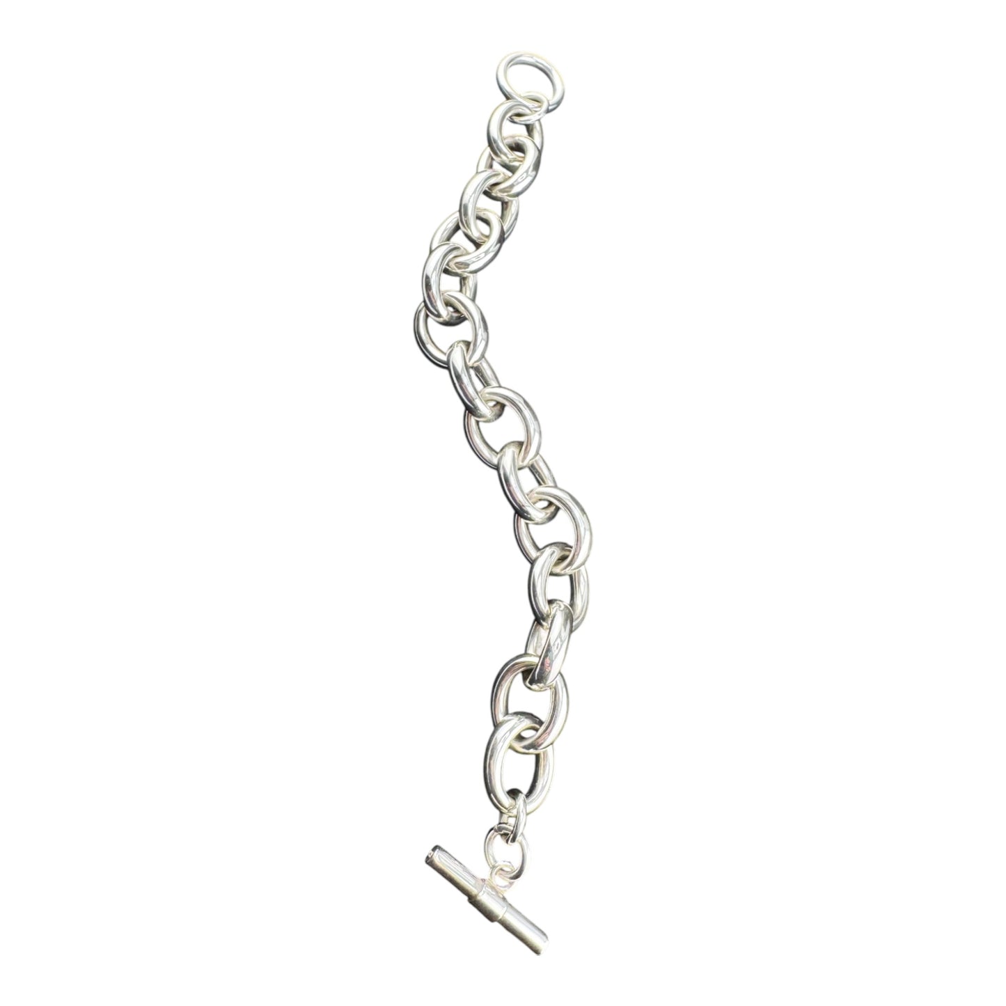 Oval Link Chain Bracelet 8in
