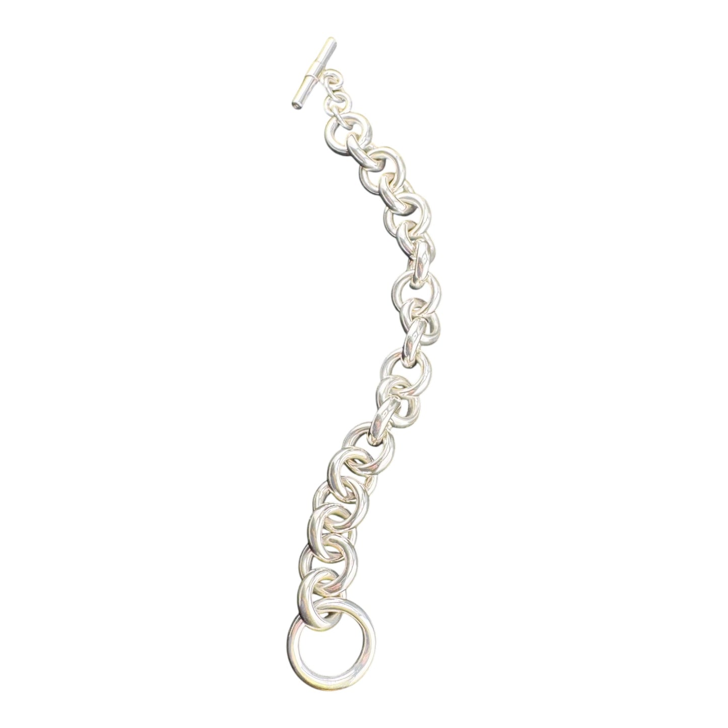 Rolo Link Chain Bracelet 7.5in