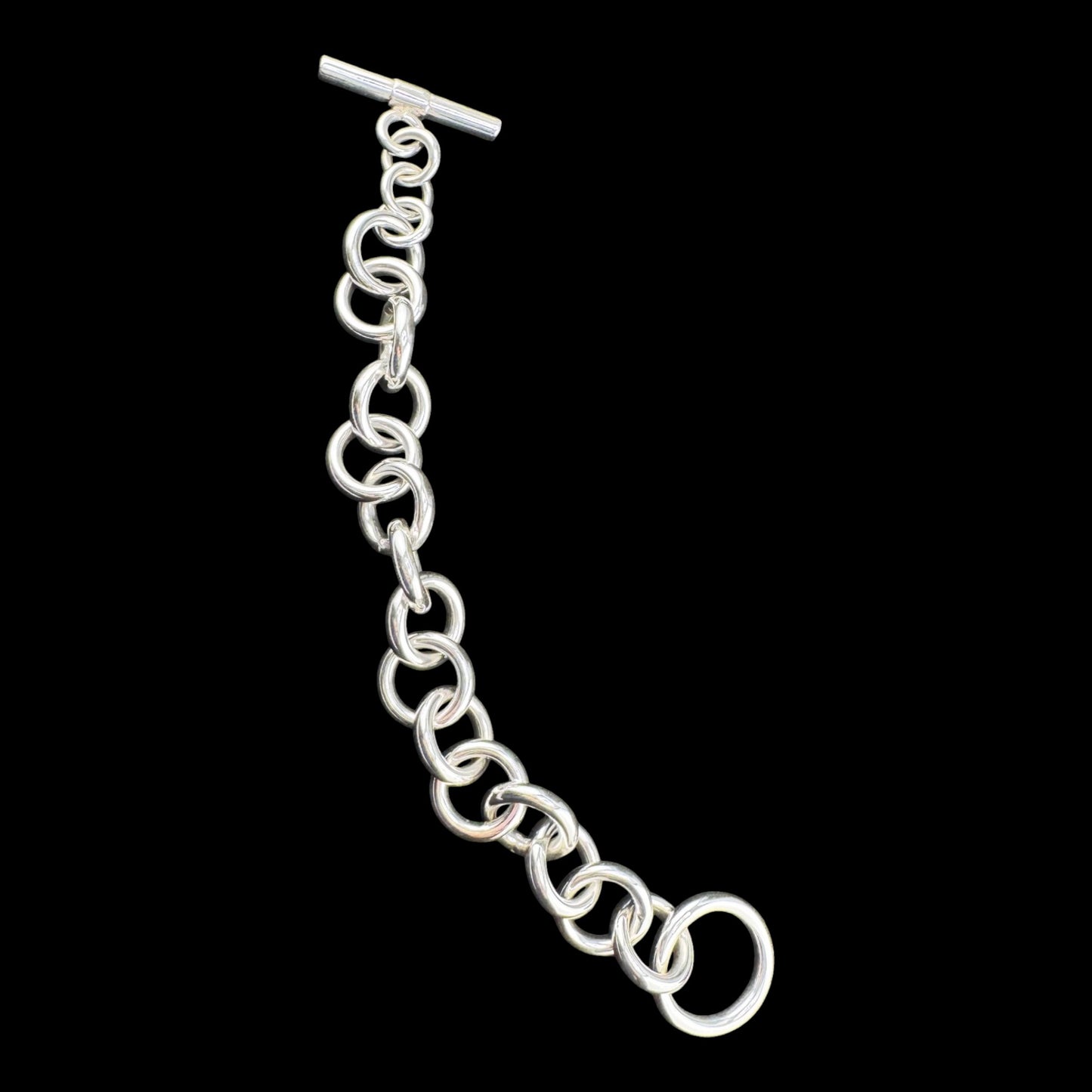 Rolo Link Chain Bracelet 7in