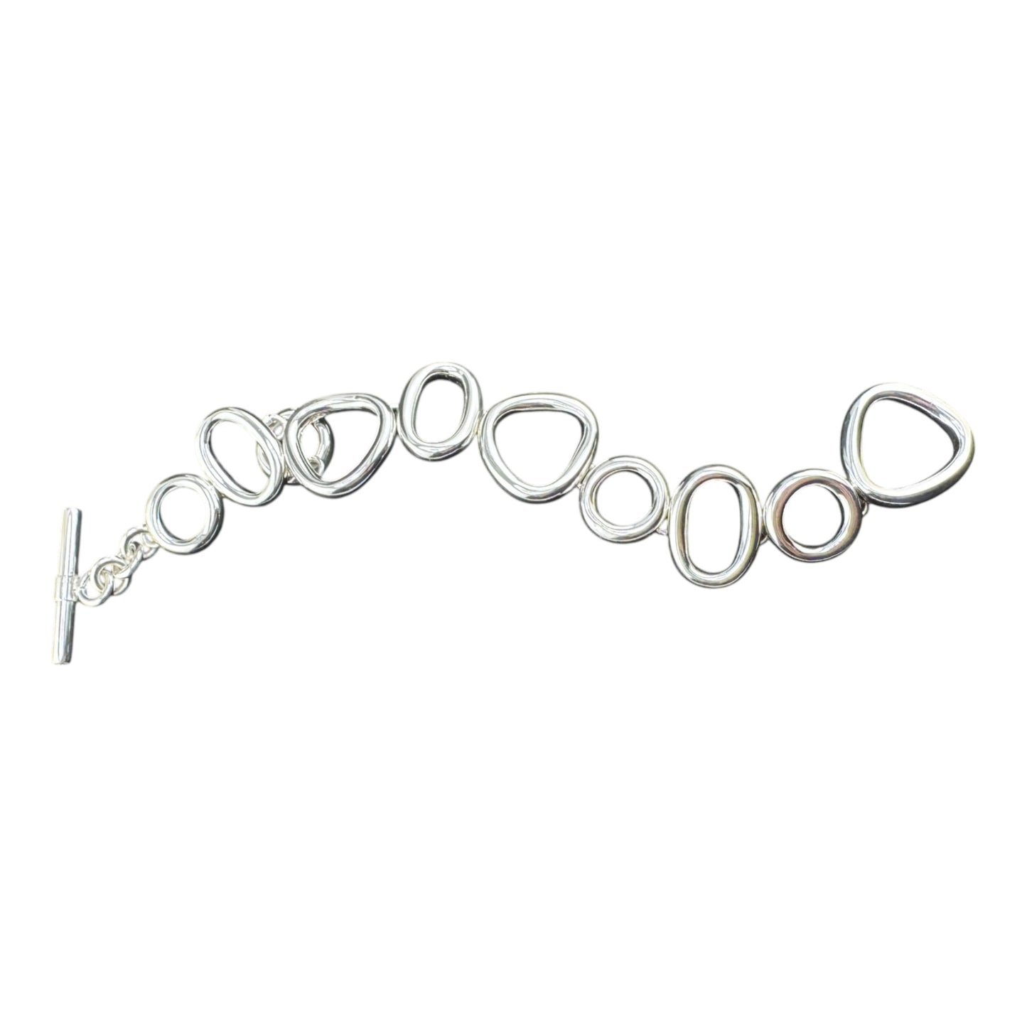 Organic Ovals Chain Bracelet