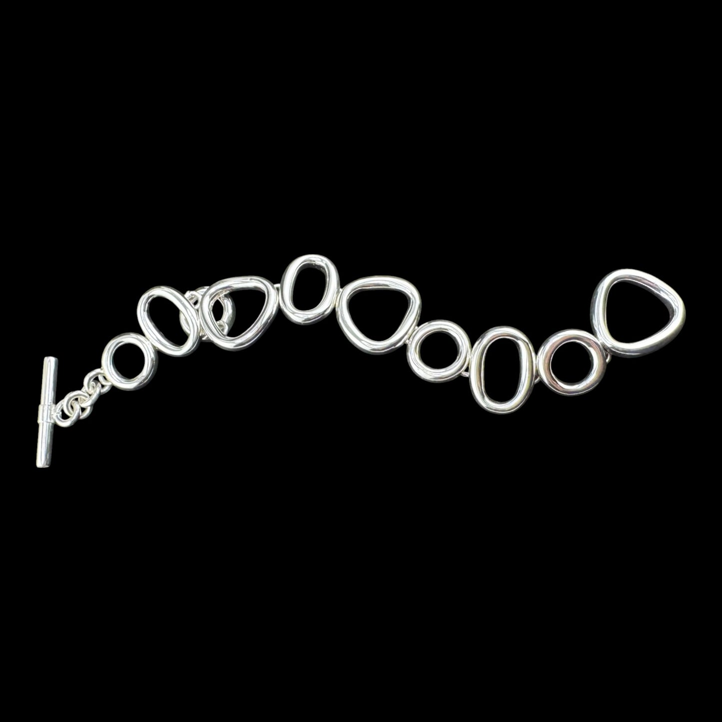Organic Ovals Chain Bracelet