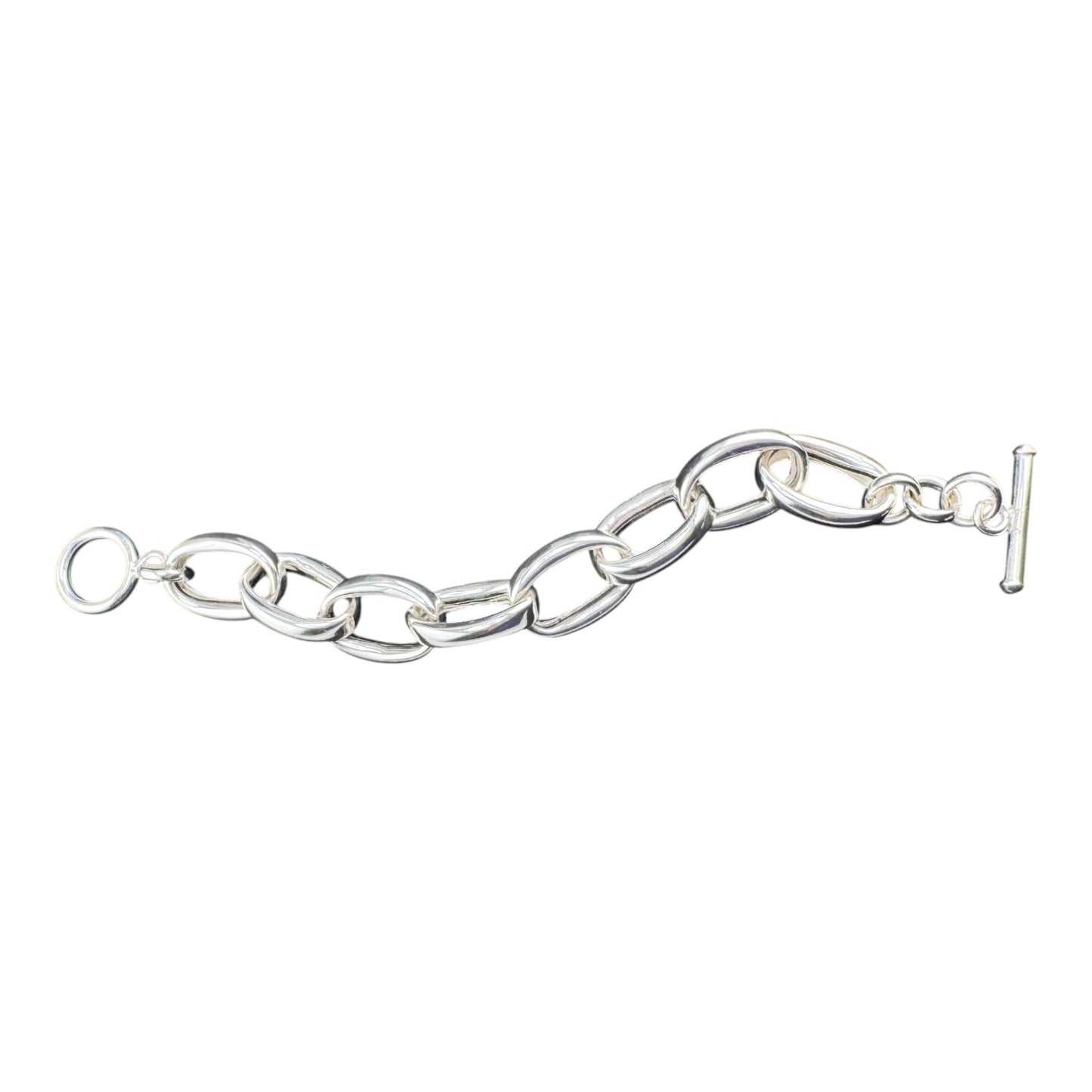 Oval Link 5mm Tube Chain Bracelet