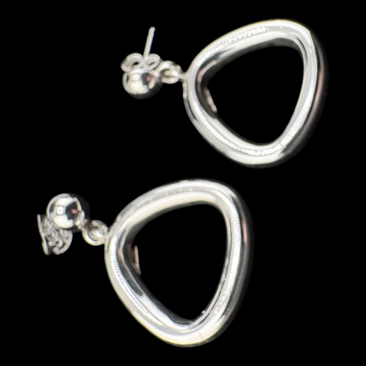 Triangular Stud Earrings