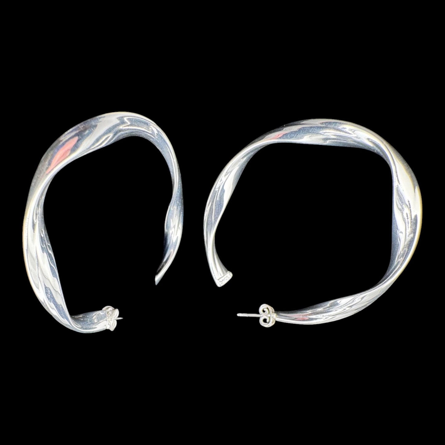 Twisted Hoop Earrings