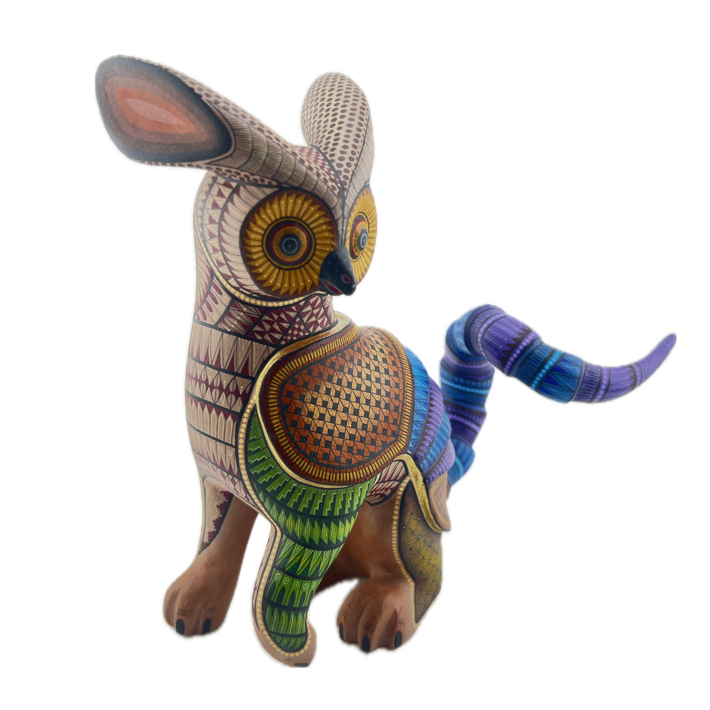 Buho Camaleon Armadillo Alebrije