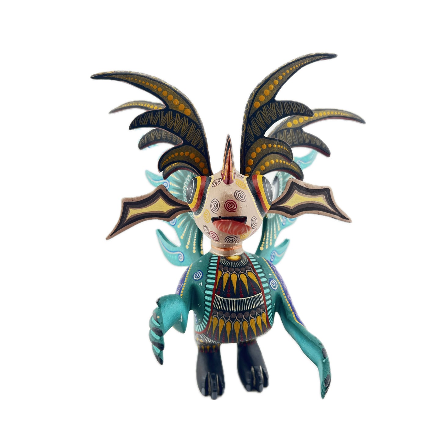 Martian Marciano Mohawk Azul Alebrije