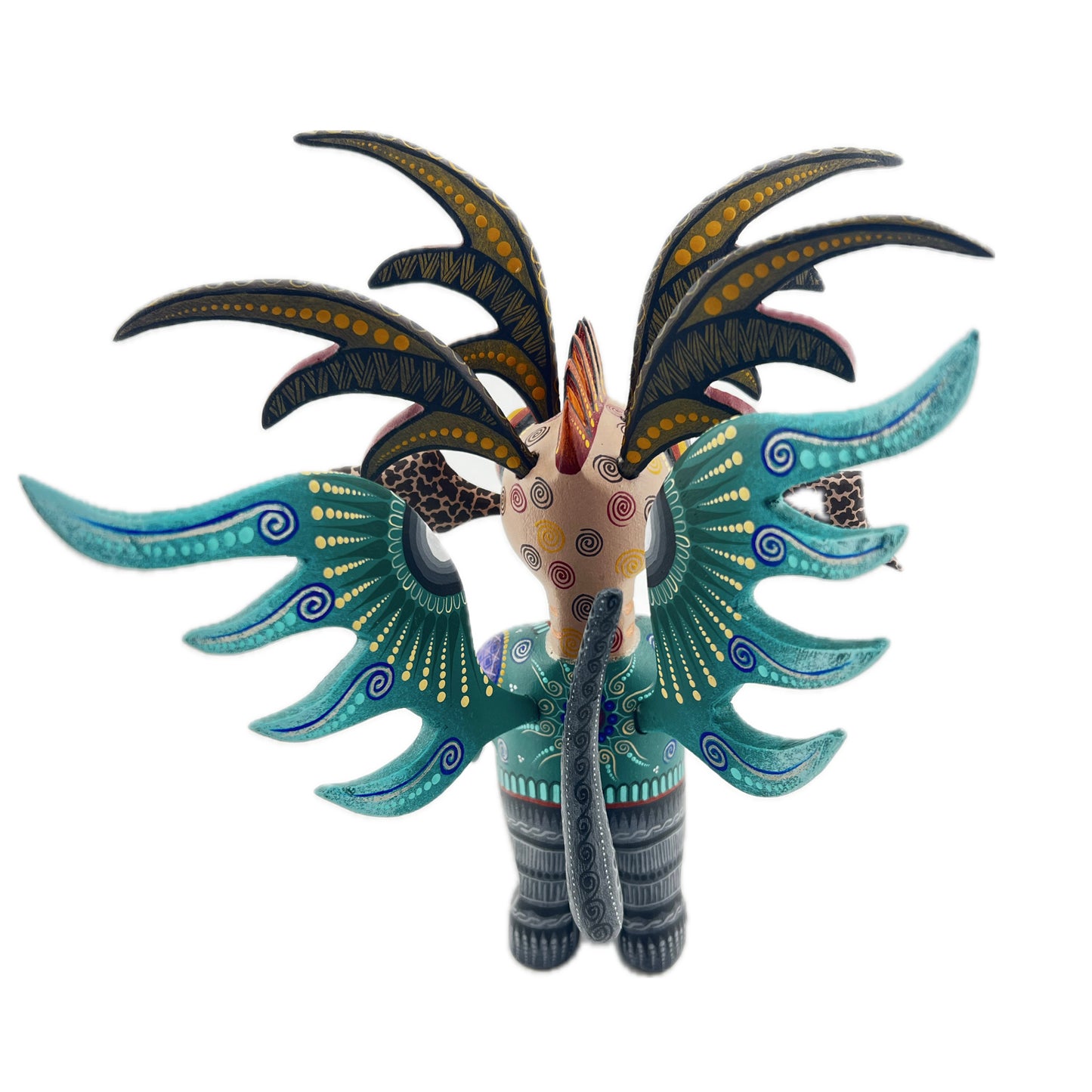 Martian Marciano Mohawk Azul Alebrije