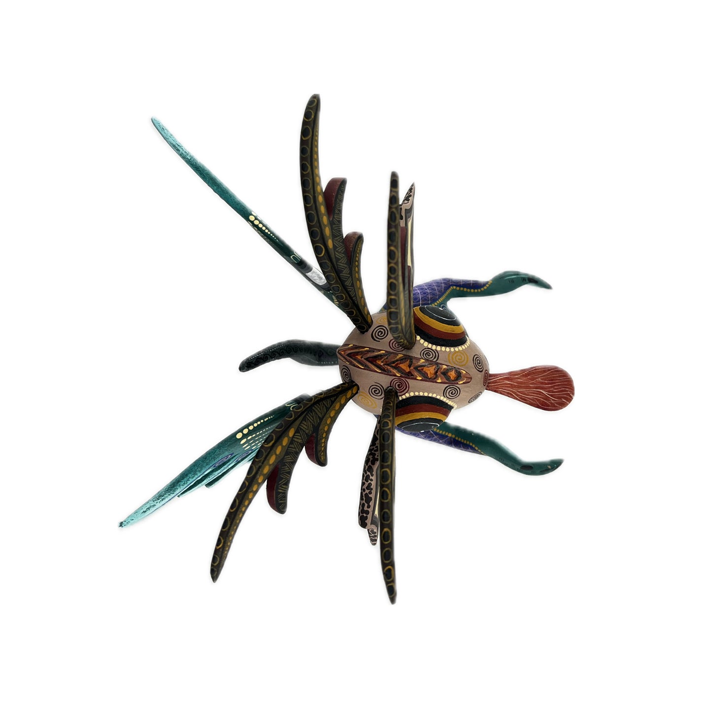 Martian Marciano Mohawk Azul Alebrije