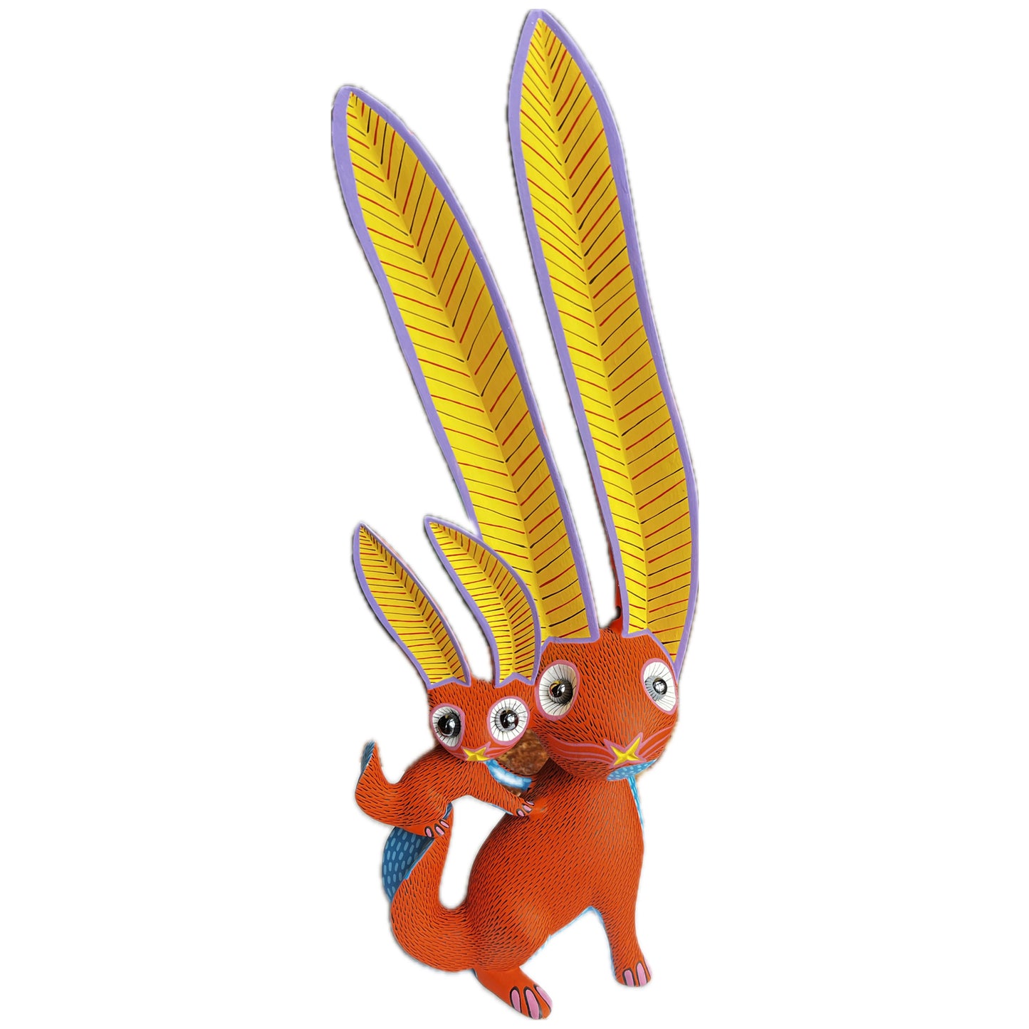 Conejo c Bebe Rabbit w Baby Alebrije