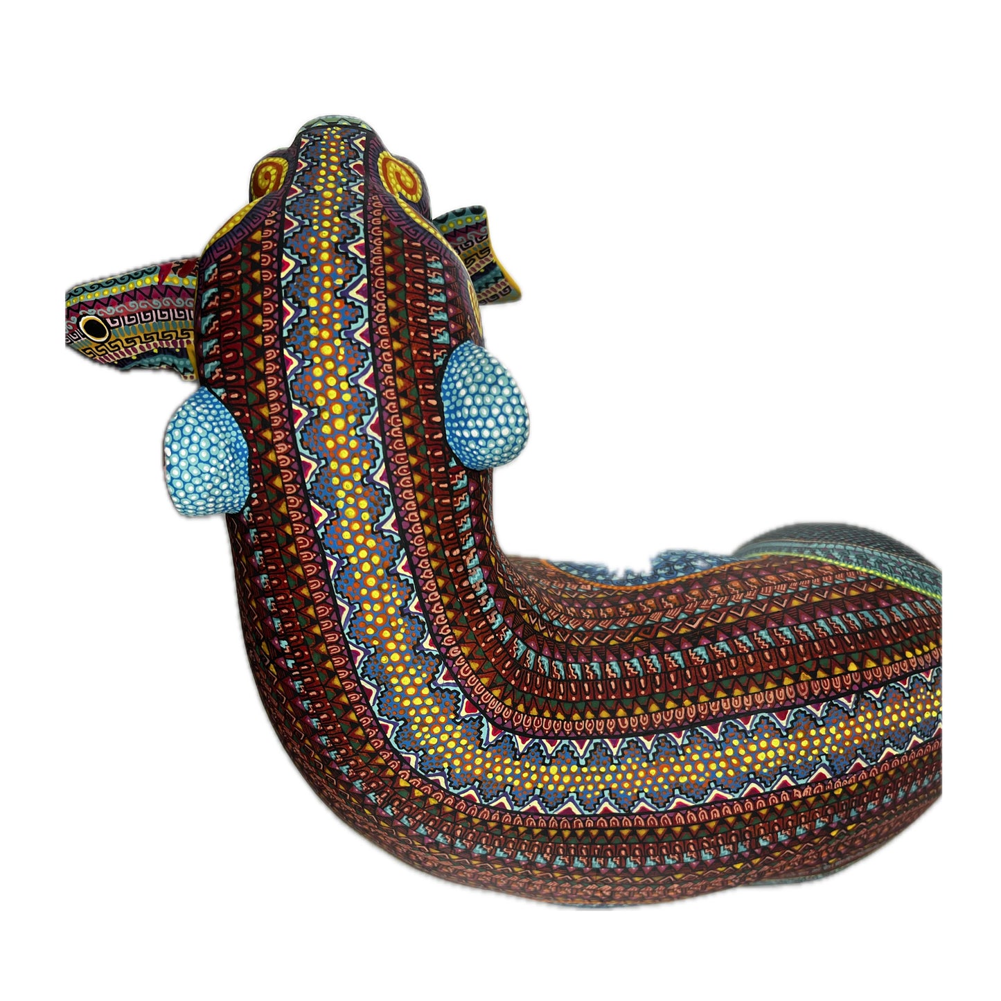 Oso c Pescado Bear w Fish Alebrije