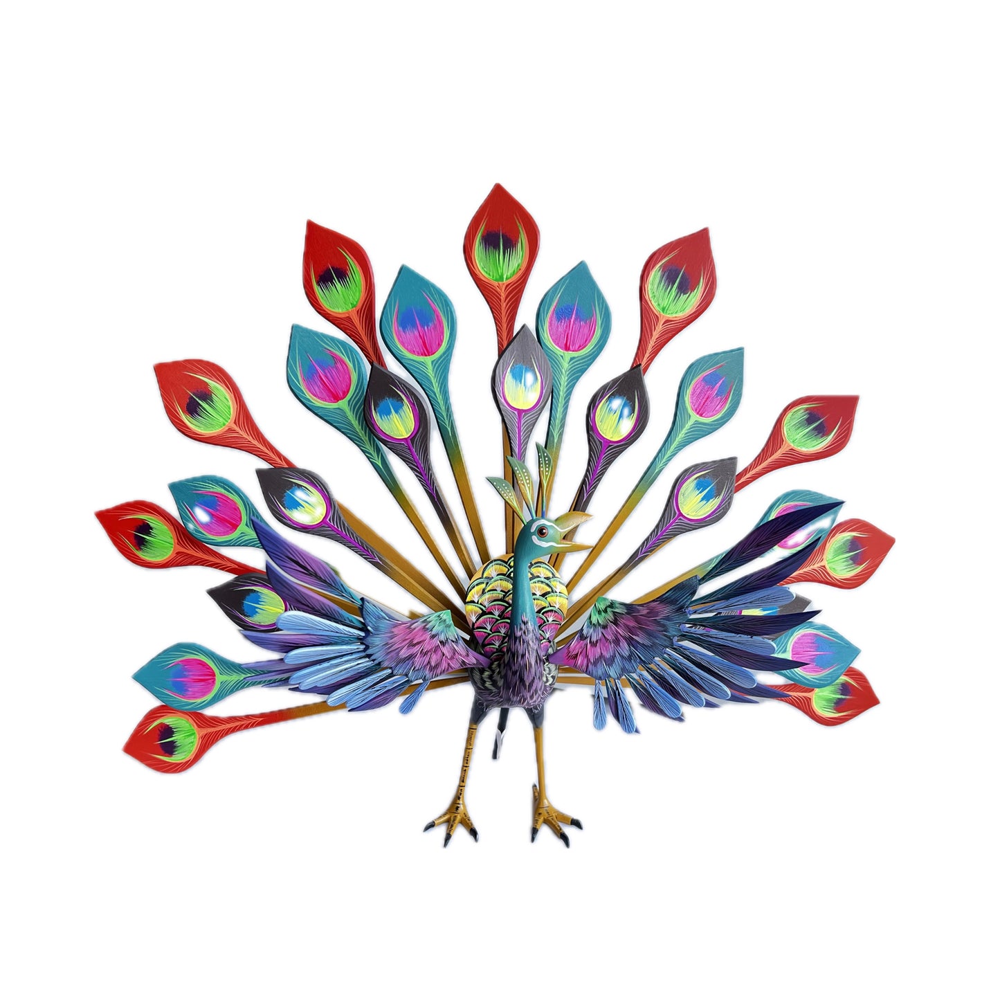Pavo Real Chico Peacock Alebrije