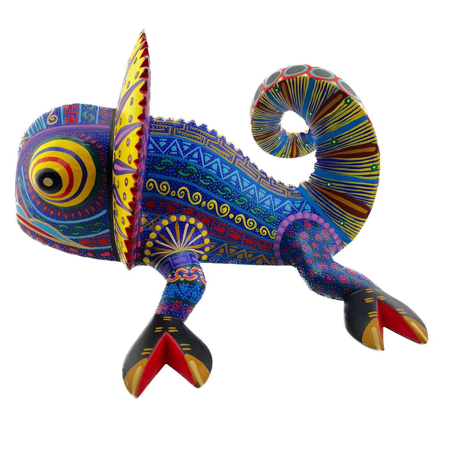 Camaleon Azul Chameleon Alebrije