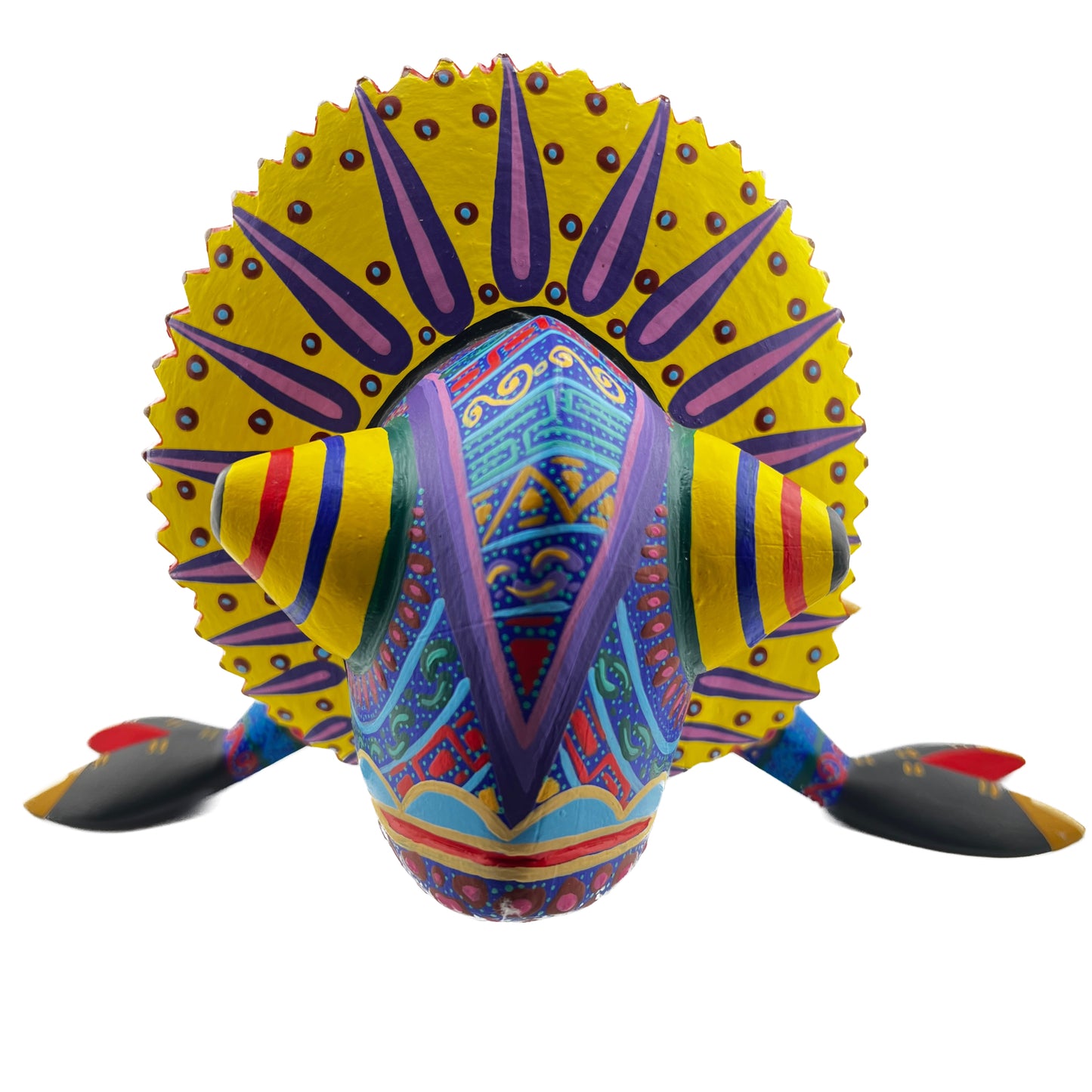 Camaleon Azul Chameleon Alebrije