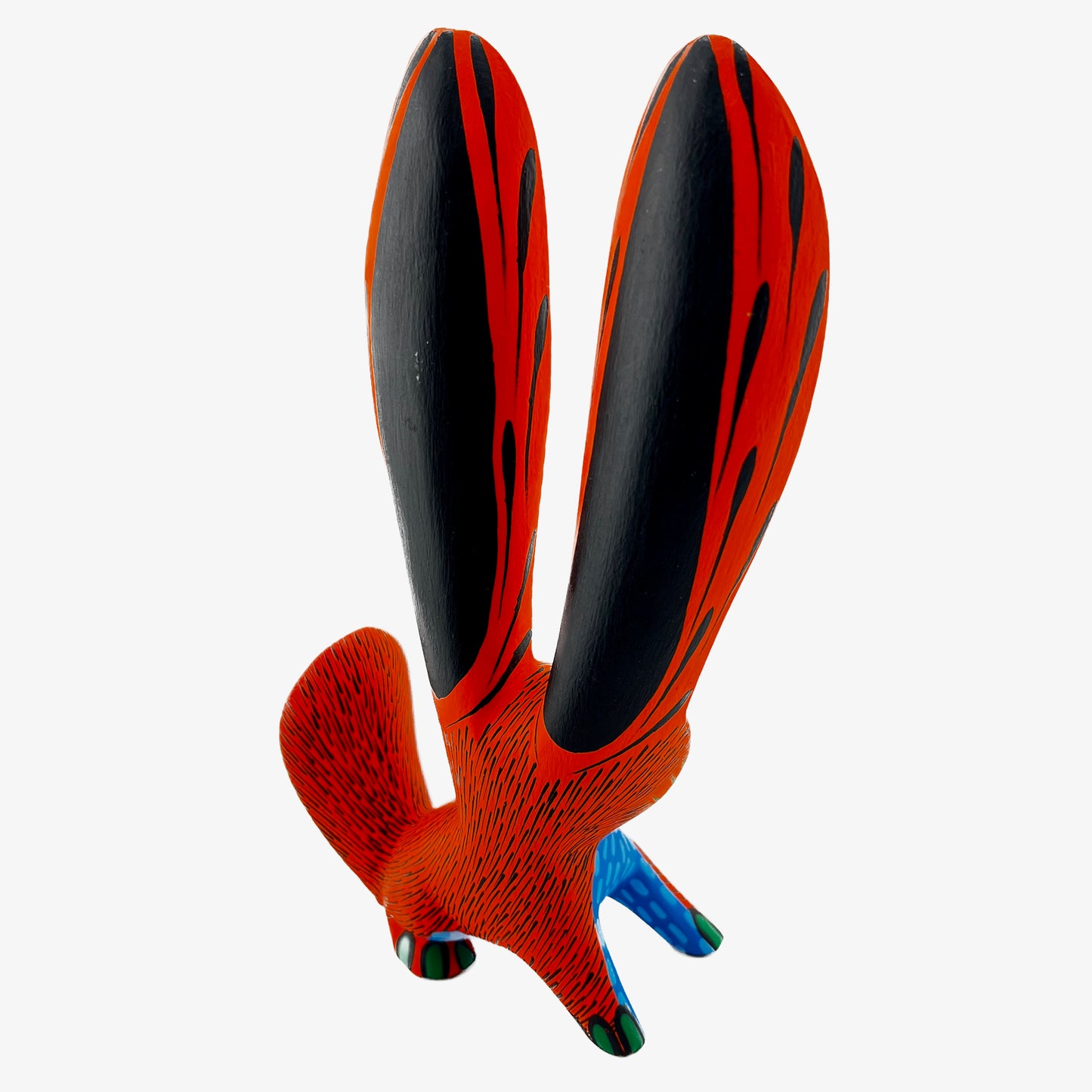 Conojito Ojos de Canica ORANGE Rabbit w Marble Eyes Alebrije
