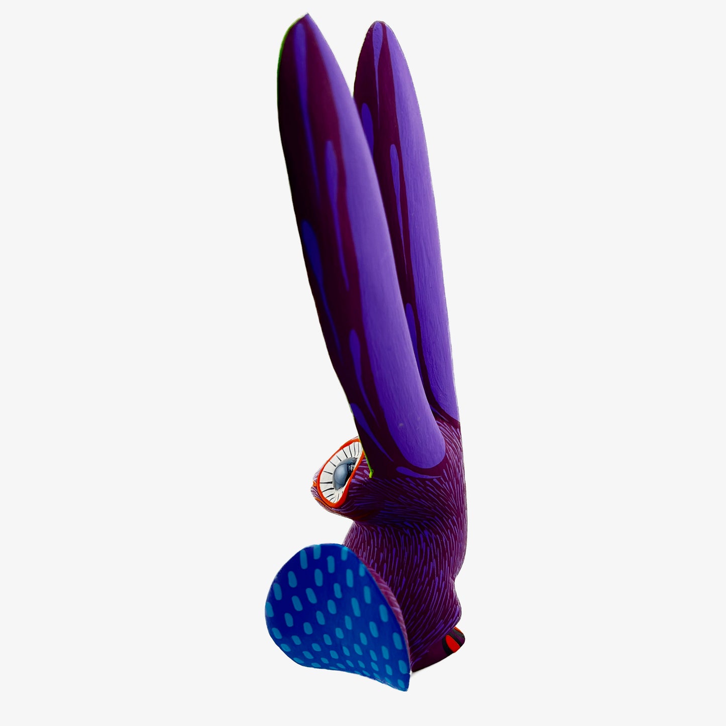Conojito Ojos de Canica PURPLE Rabbit w Marble Eyes Alebrije