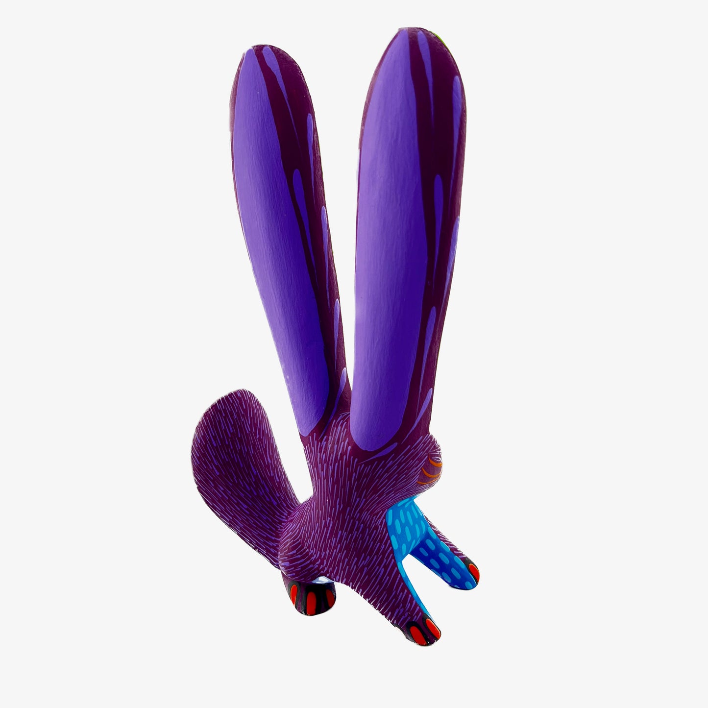 Conojito Ojos de Canica PURPLE Rabbit w Marble Eyes Alebrije