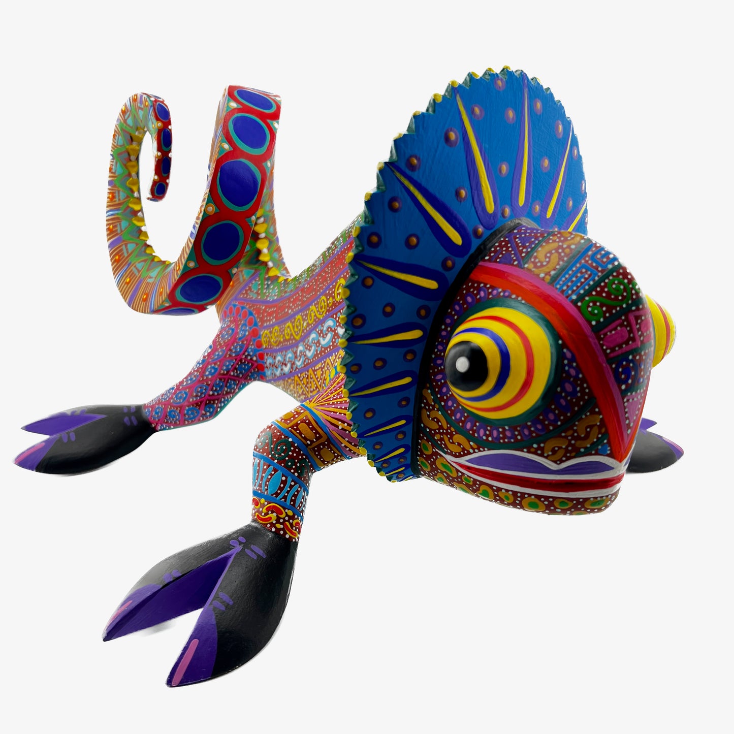 Camaleon Rojo Chameleon Alebrije