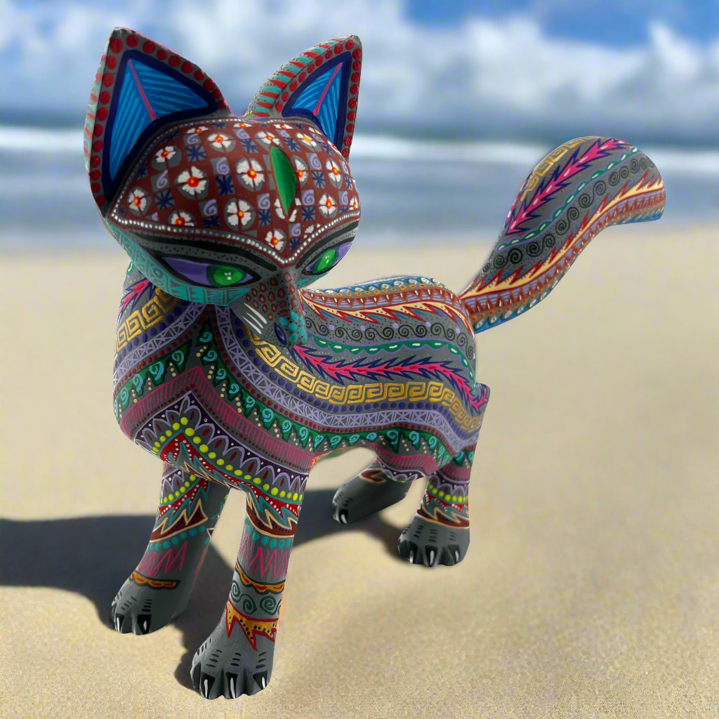 Zorro Gato Cat Fox Alebrije