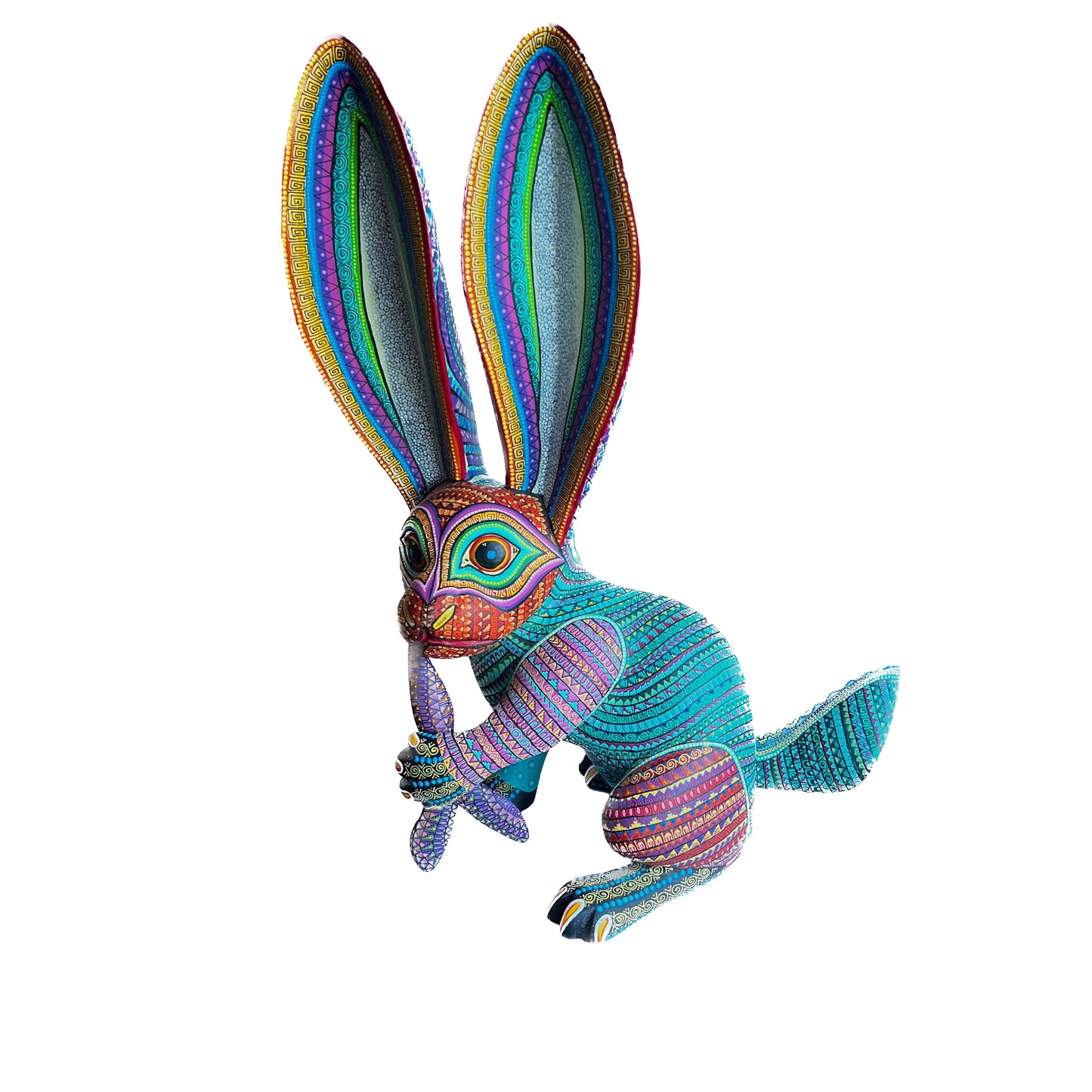 Conejo c Zanaoria Rabbit w Carrot Alebrije