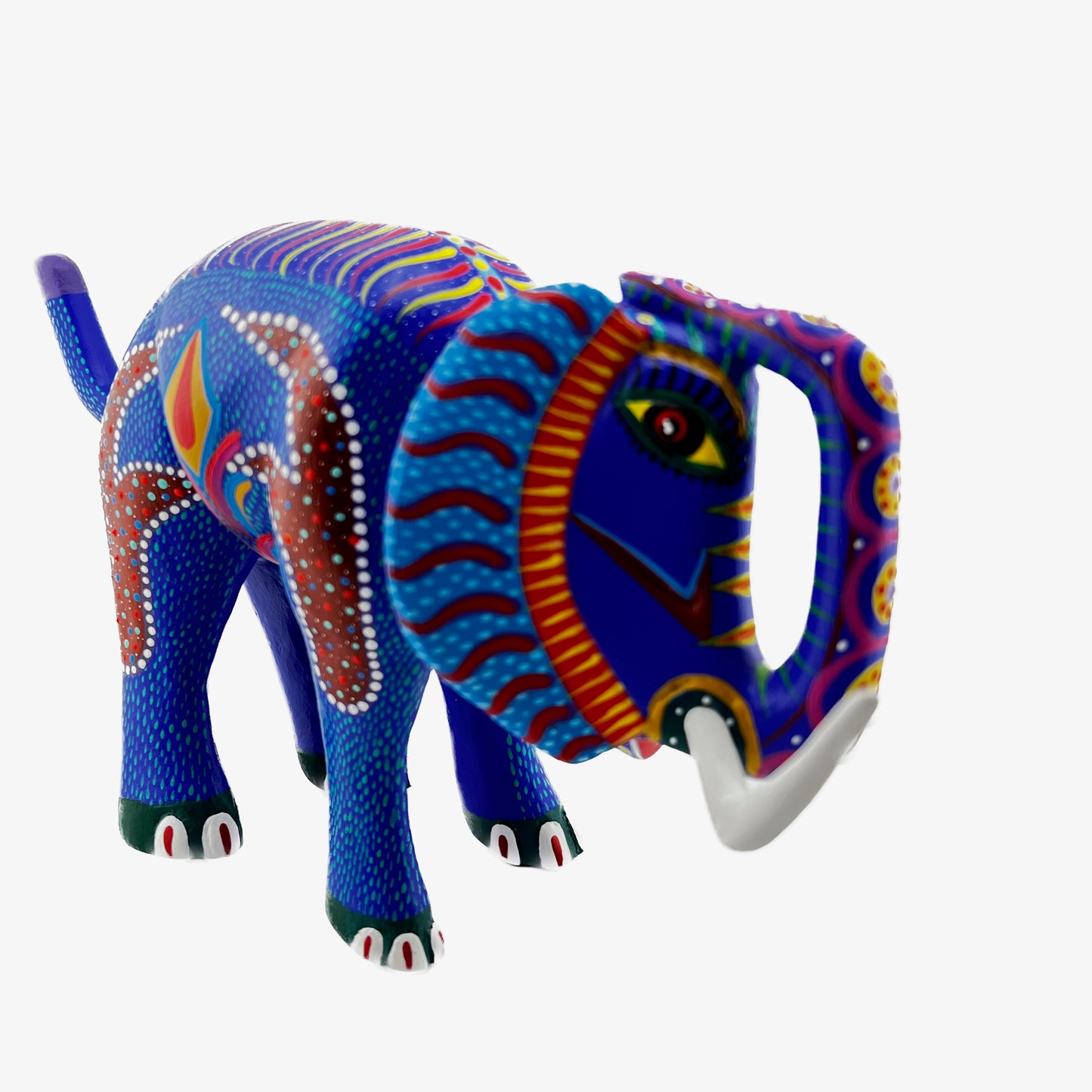 Elefante Azul Blue Elephant Alebrije