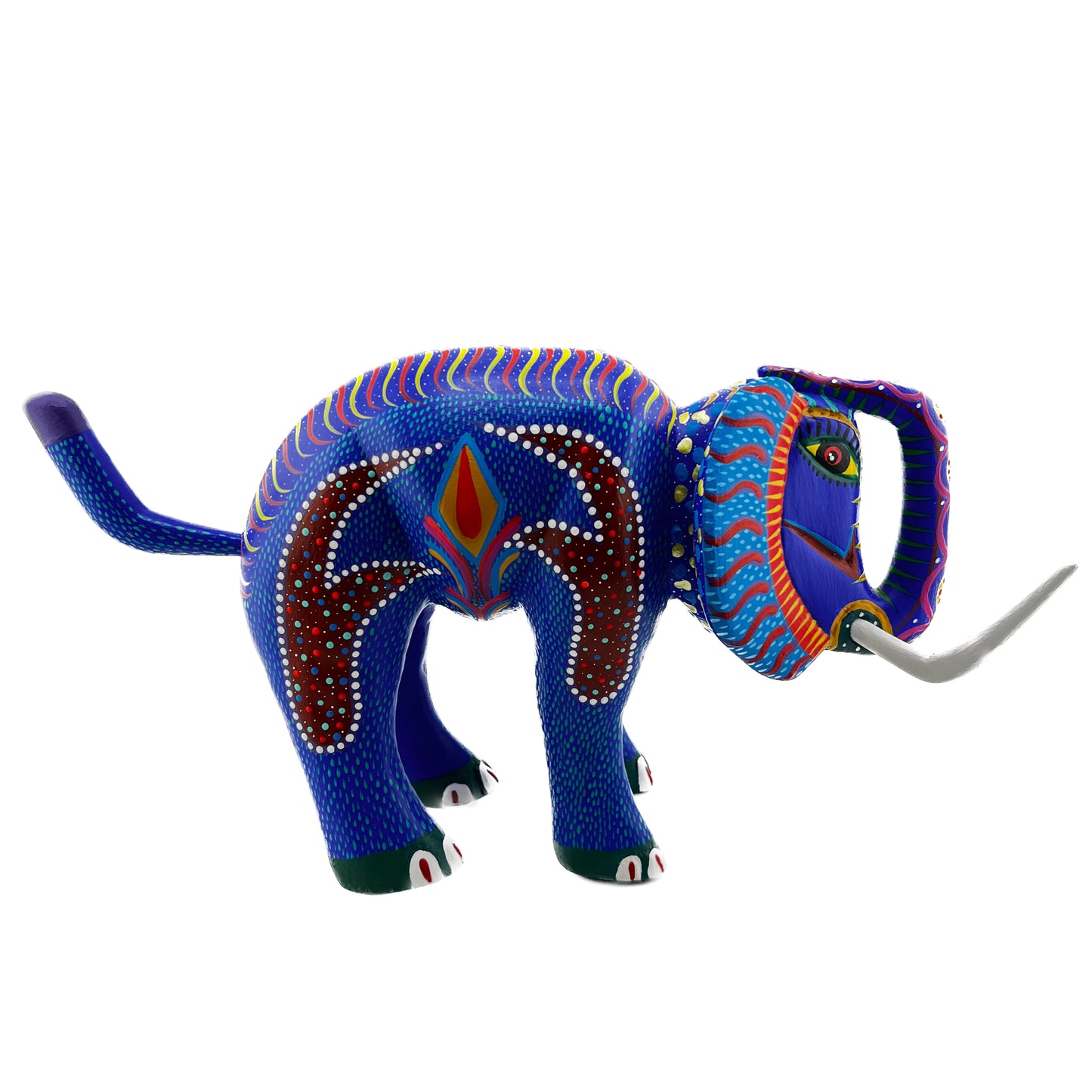Elefante Azul Blue Elephant Alebrije
