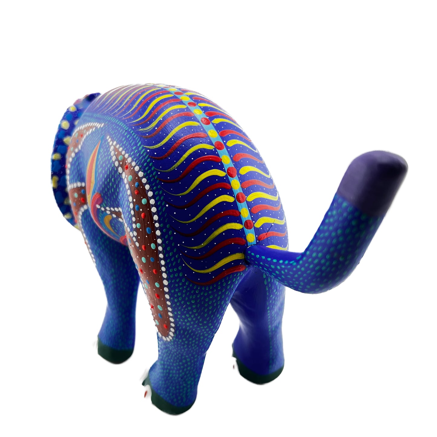 Elefante Azul Blue Elephant Alebrije