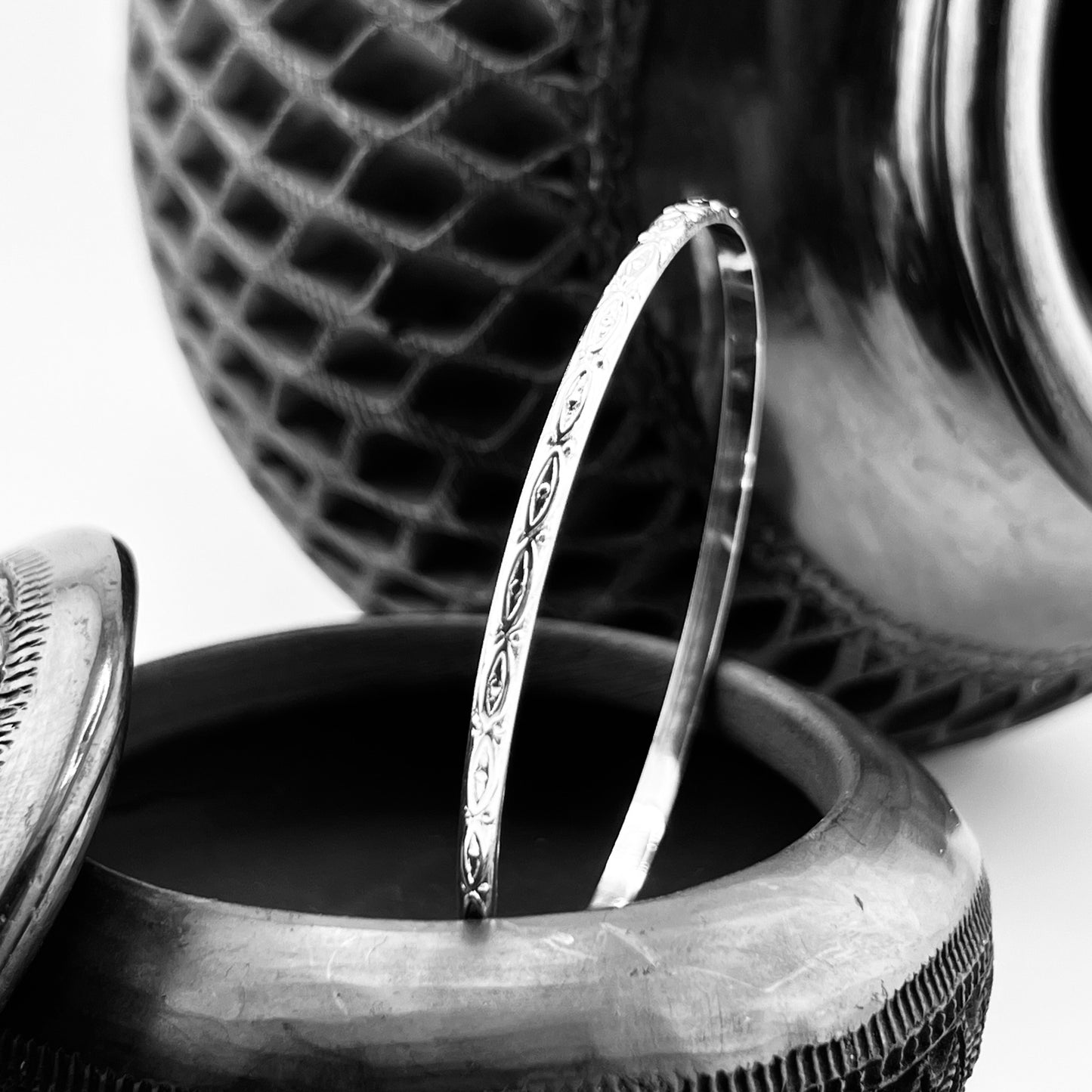 925 Silver Bangle Bracelet