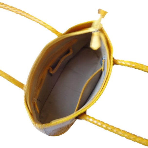 COAHUILA GDE Handtooled Leather Handbag
16"x 6" 12"
Yellow Color