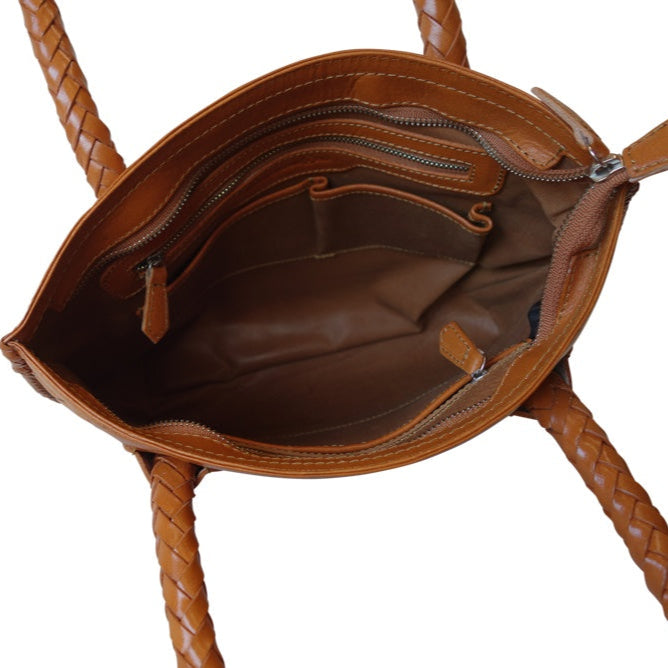 IOWA Handtooled Leather Handbag
14"x4"x11"
Bugati Color