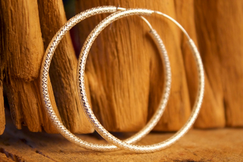 No Mas! 925 Solid Silver Earrings