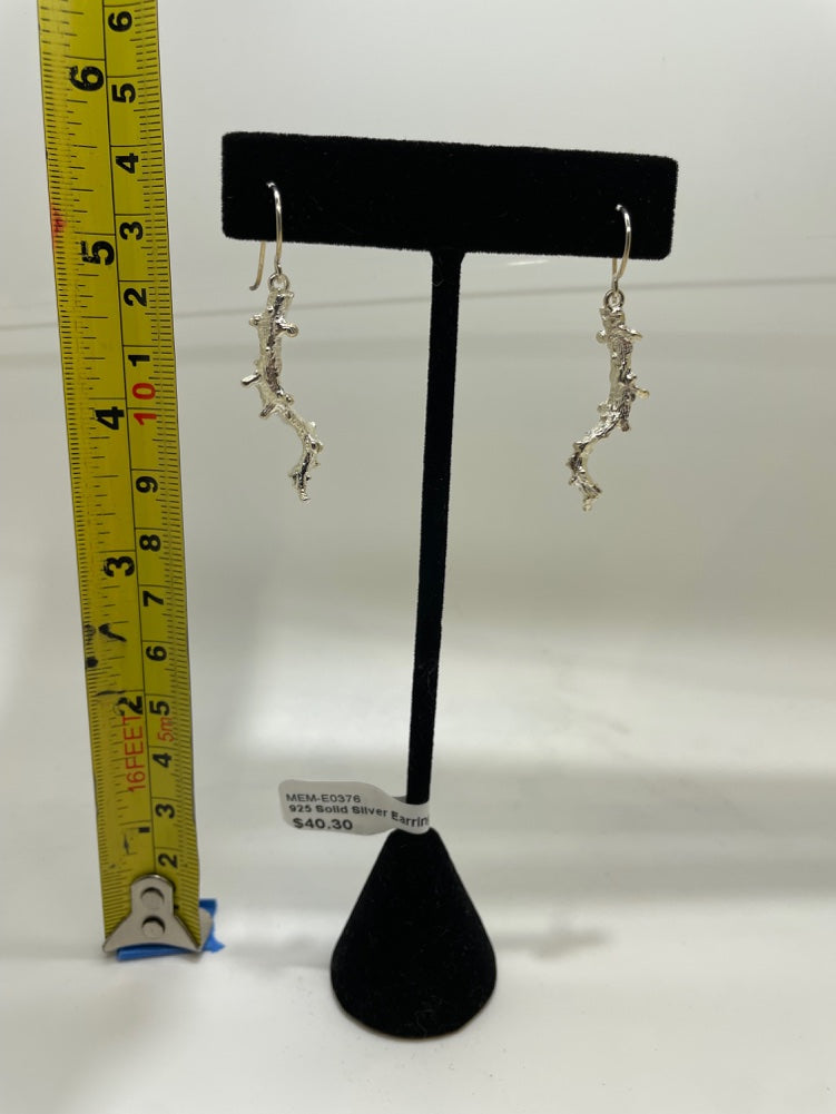 No Mas! 925 Solid Silver Earrings