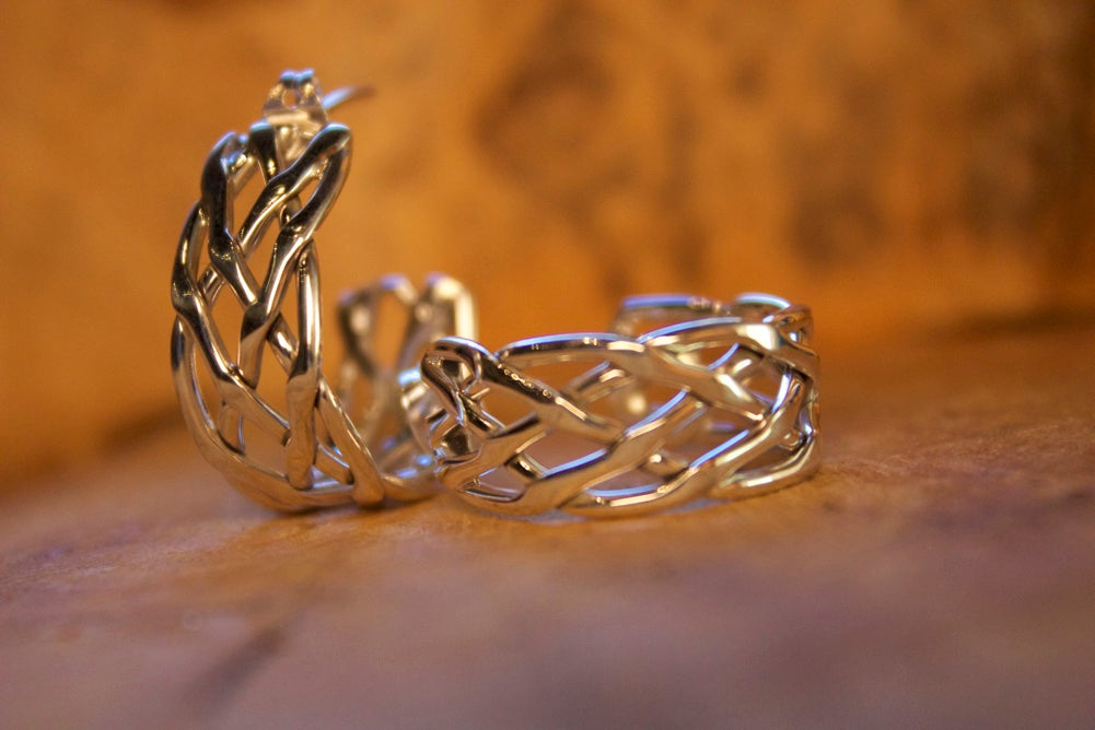 No Mas! 925 Solid Silver Earrings