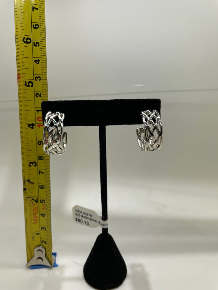 No Mas! 925 Solid Silver Earrings