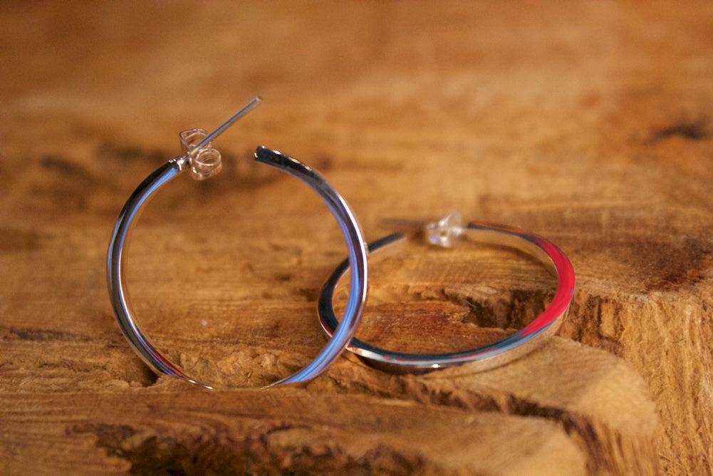 No Mas! 925 Solid Silver Earrings