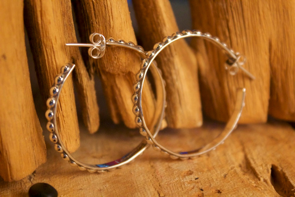 No Mas! 925 Solid Silver Earrings
