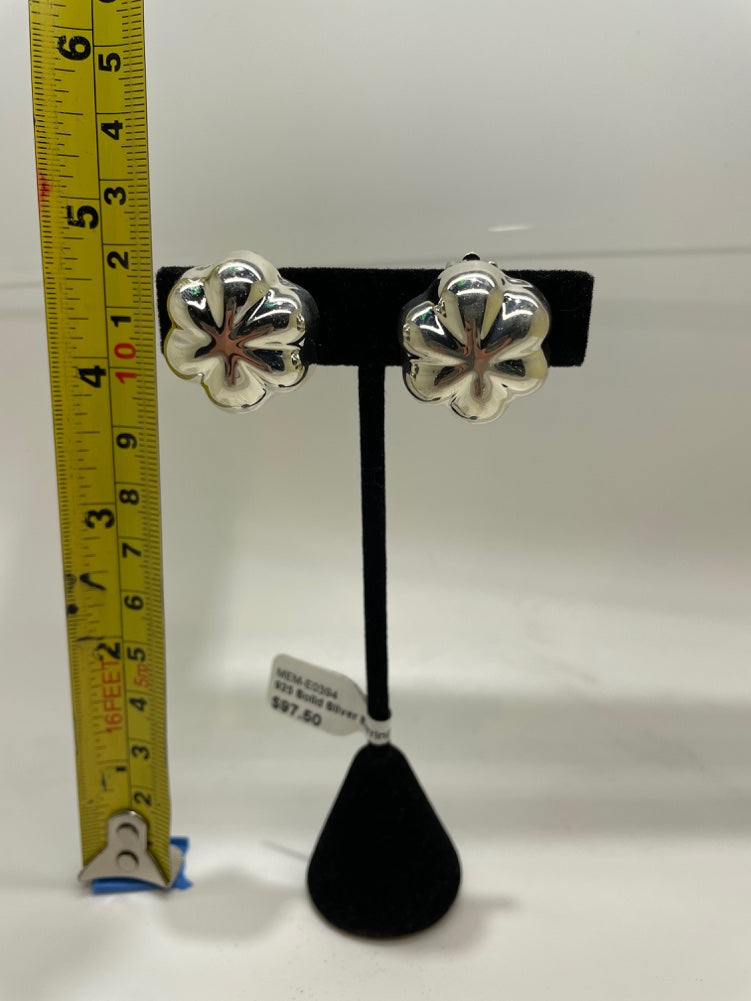 No Mas! 925 Solid Silver Earrings