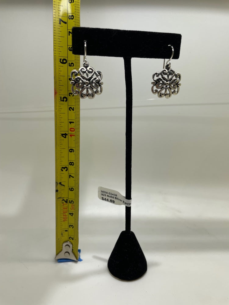 No Mas! 925 Solid Silver Earrings