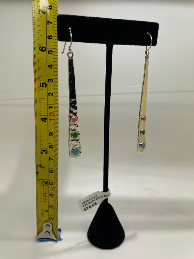 No Mas! 925 Solid Silver Earrings