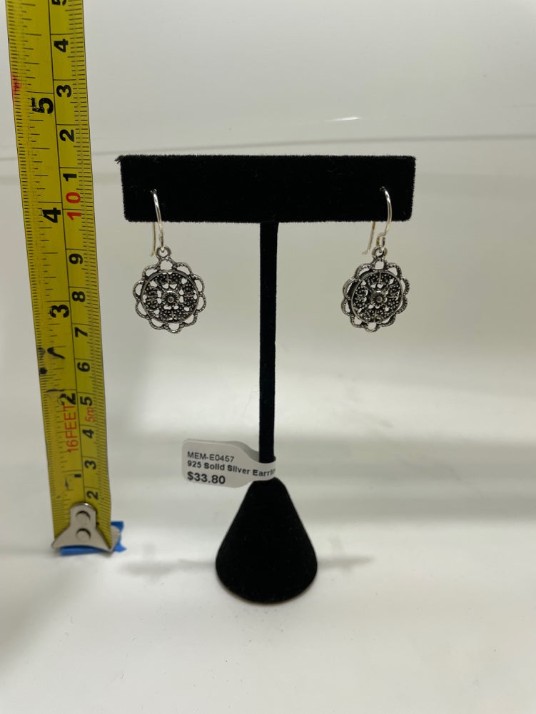 No Mas! 925 Solid Silver Earrings