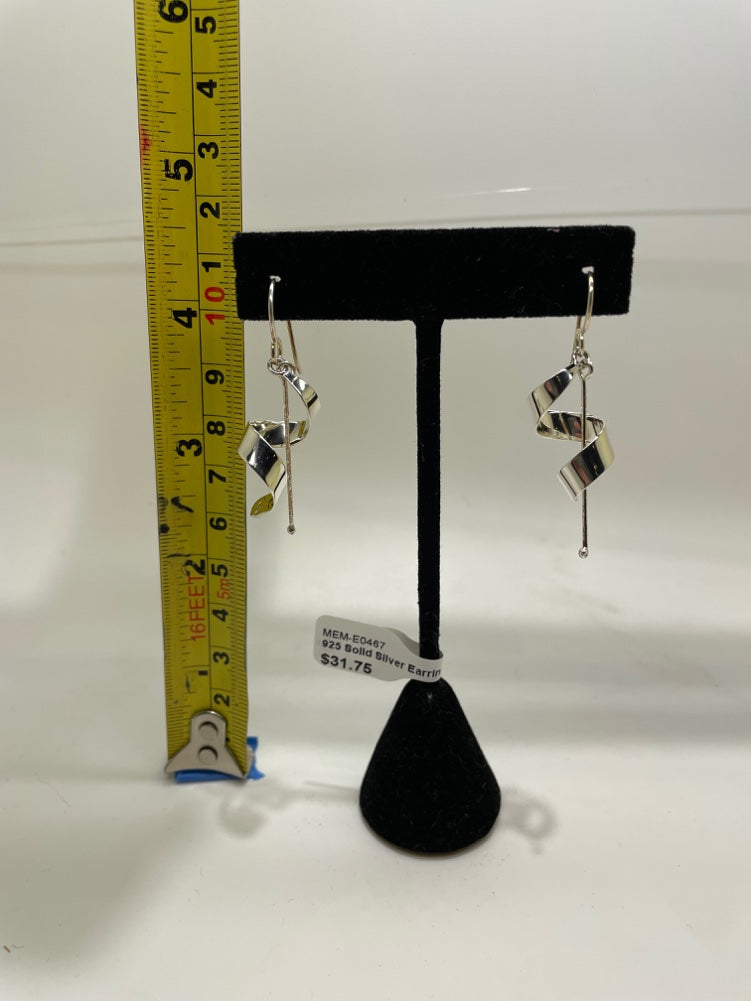 No Mas! 925 Solid Silver Earrings