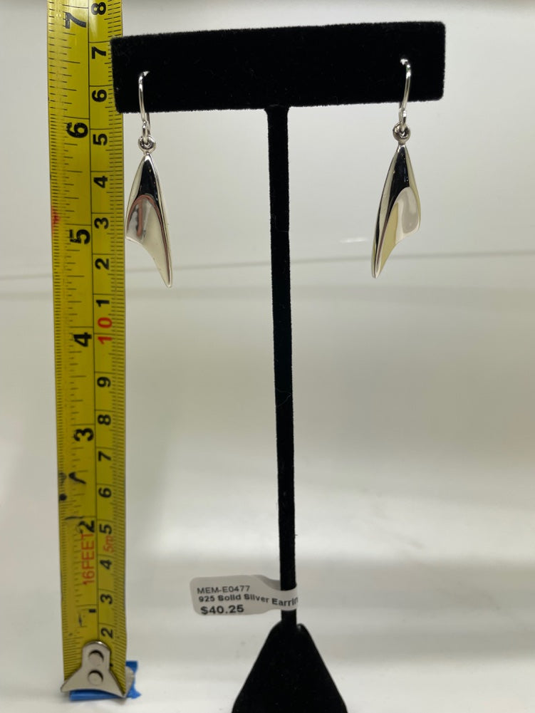 No Mas! 925 Solid Silver Earrings