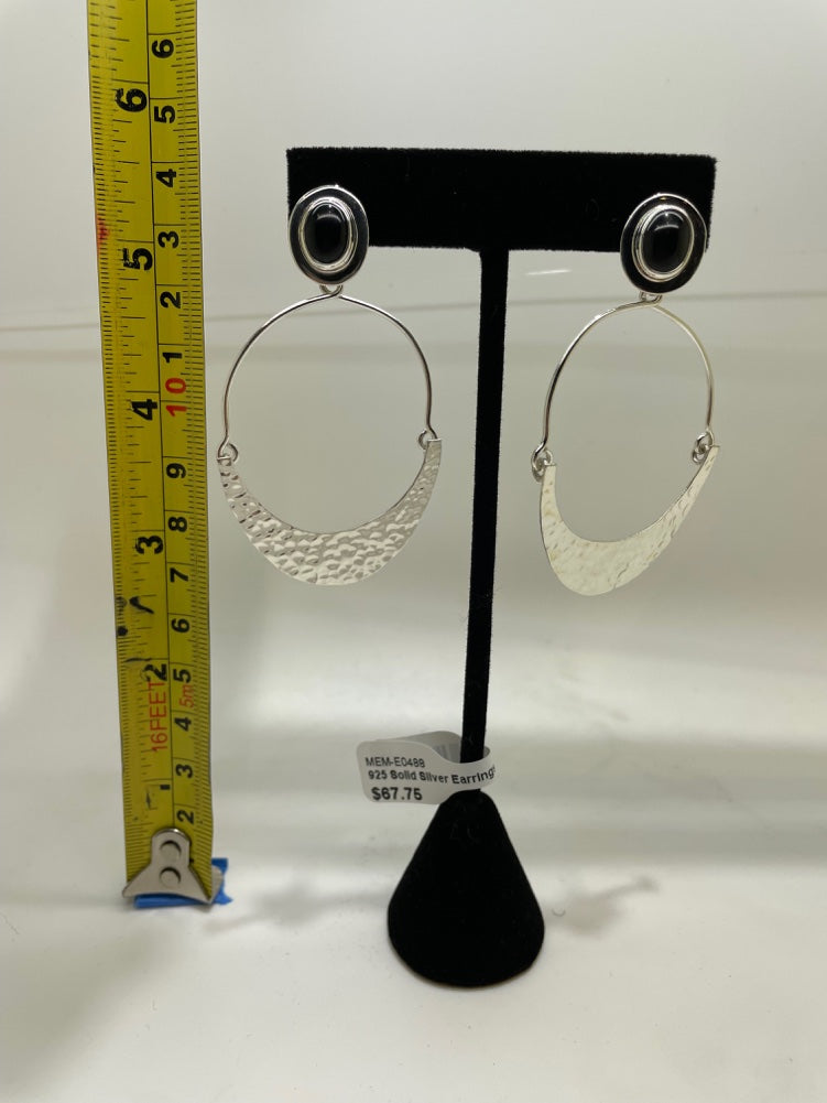 No Mas! 925 Solid Silver Earrings