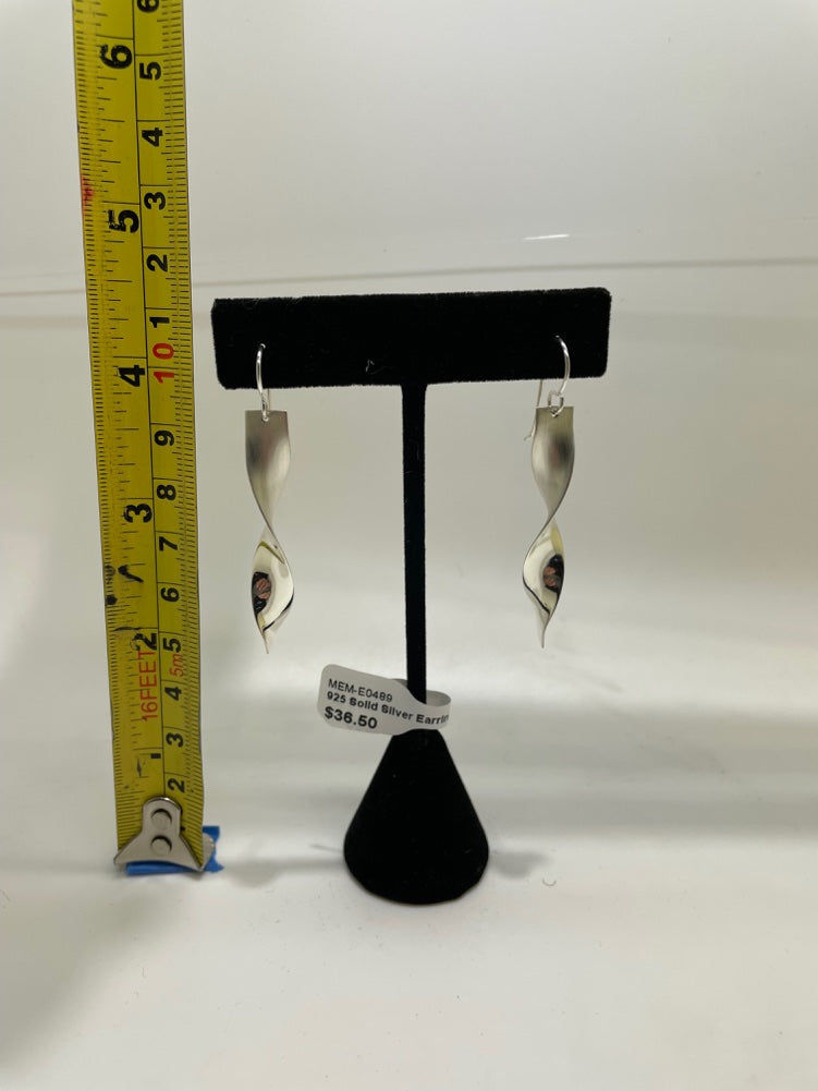No Mas! 925 Solid Silver Earrings