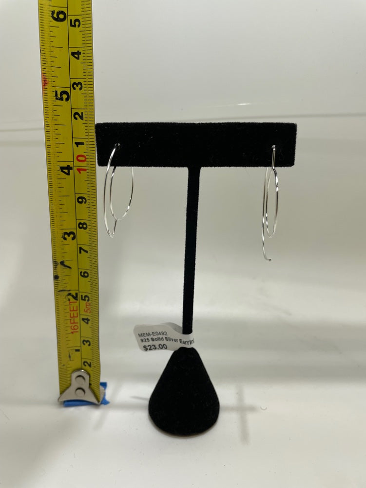 No Mas! 925 Solid Silver Earrings
