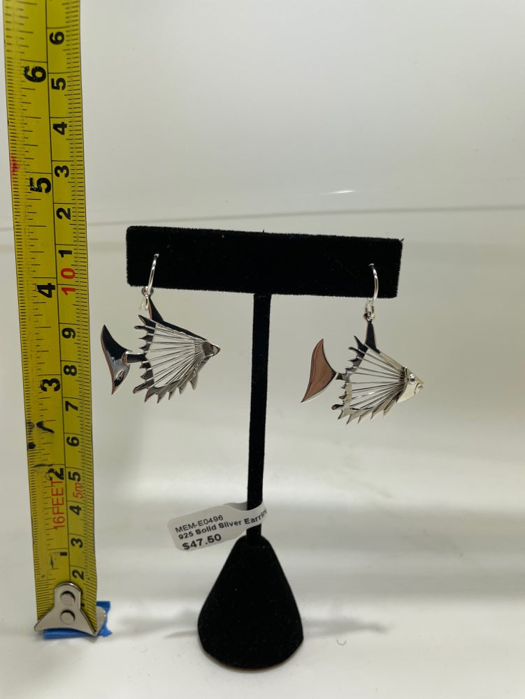 No Mas! 925 Solid Silver Earrings