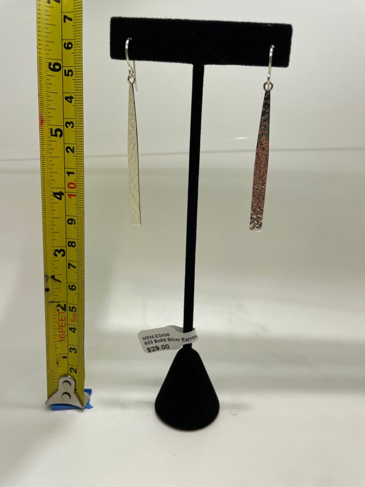 No Mas! 925 Solid Silver Earrings