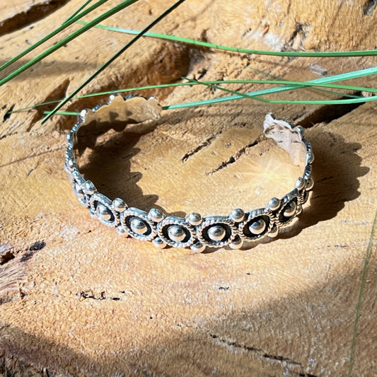 7cm x 1.5cm Silver Bracelet